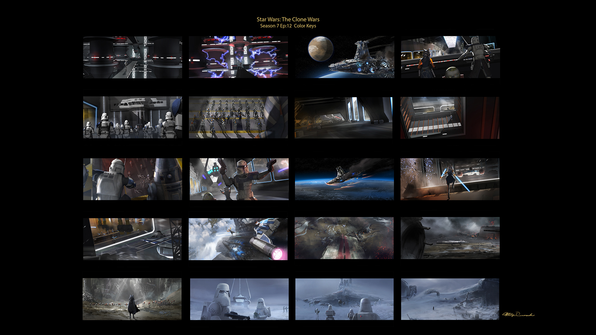 The Clone Wars Lighting Concepts