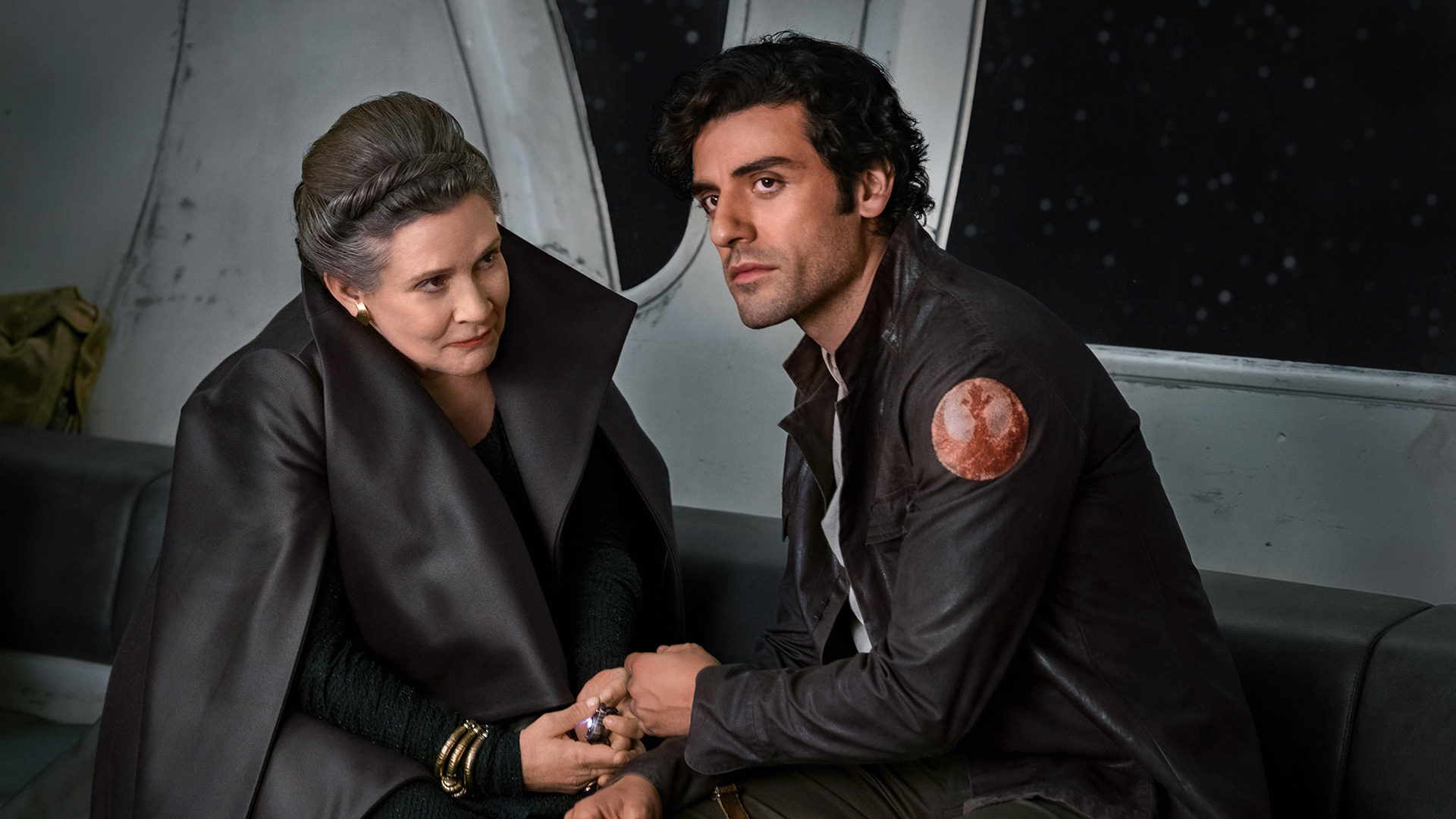 General Leia Organa and Poe Dameron