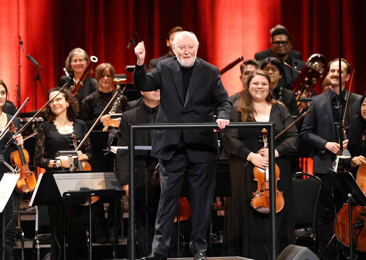 John Williams performs onstage during the Indiana Jones and the Dial of Destiny U.S. Premiere at the Dolby Theatre in Hollywood, California on June 14, 2023.