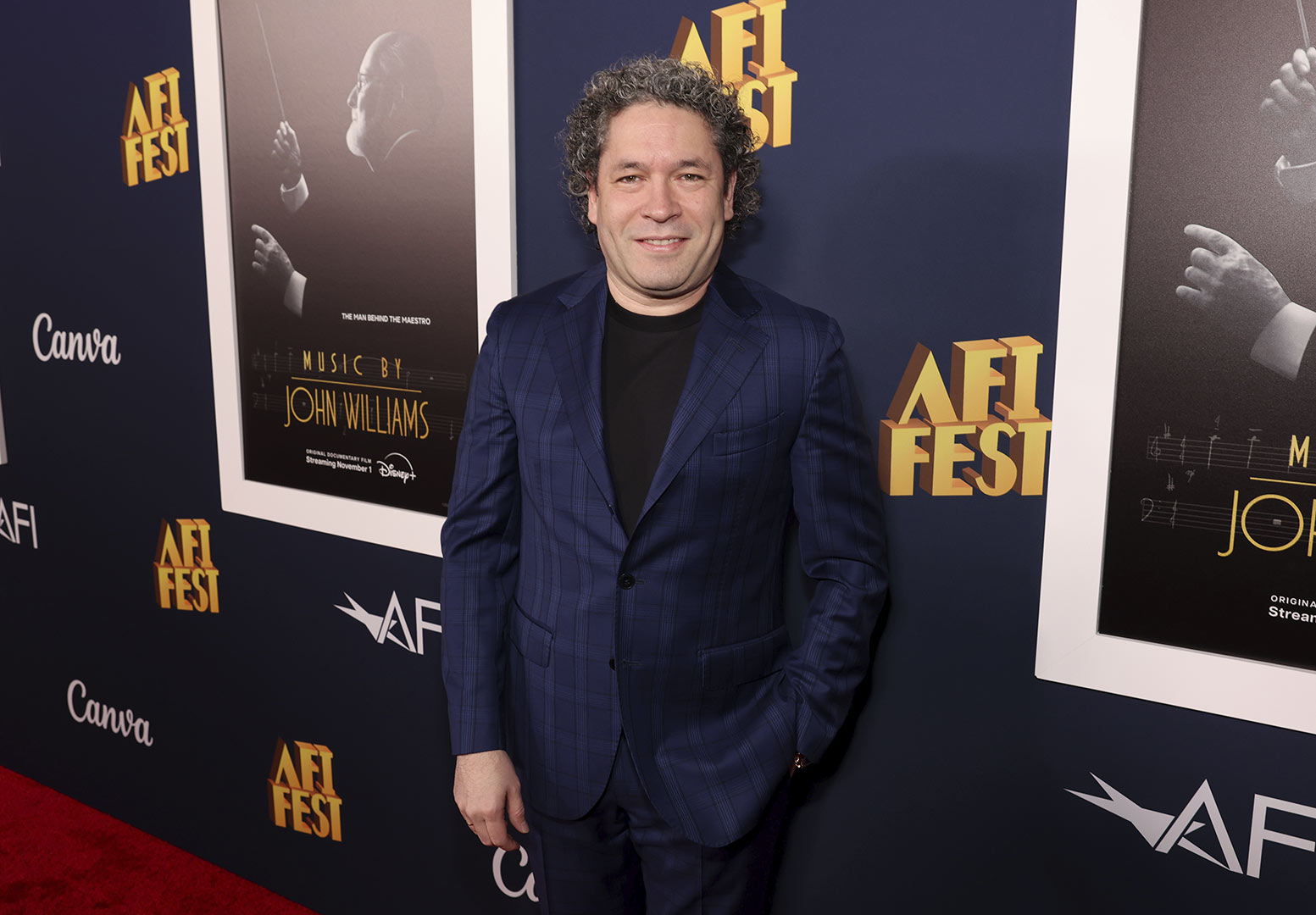 Gustavo Dudamel attends the Music by John Williams AFI Fest Opening Night Premiere at TCL Chinese Theatre in Hollywood, California on October 23, 2024.