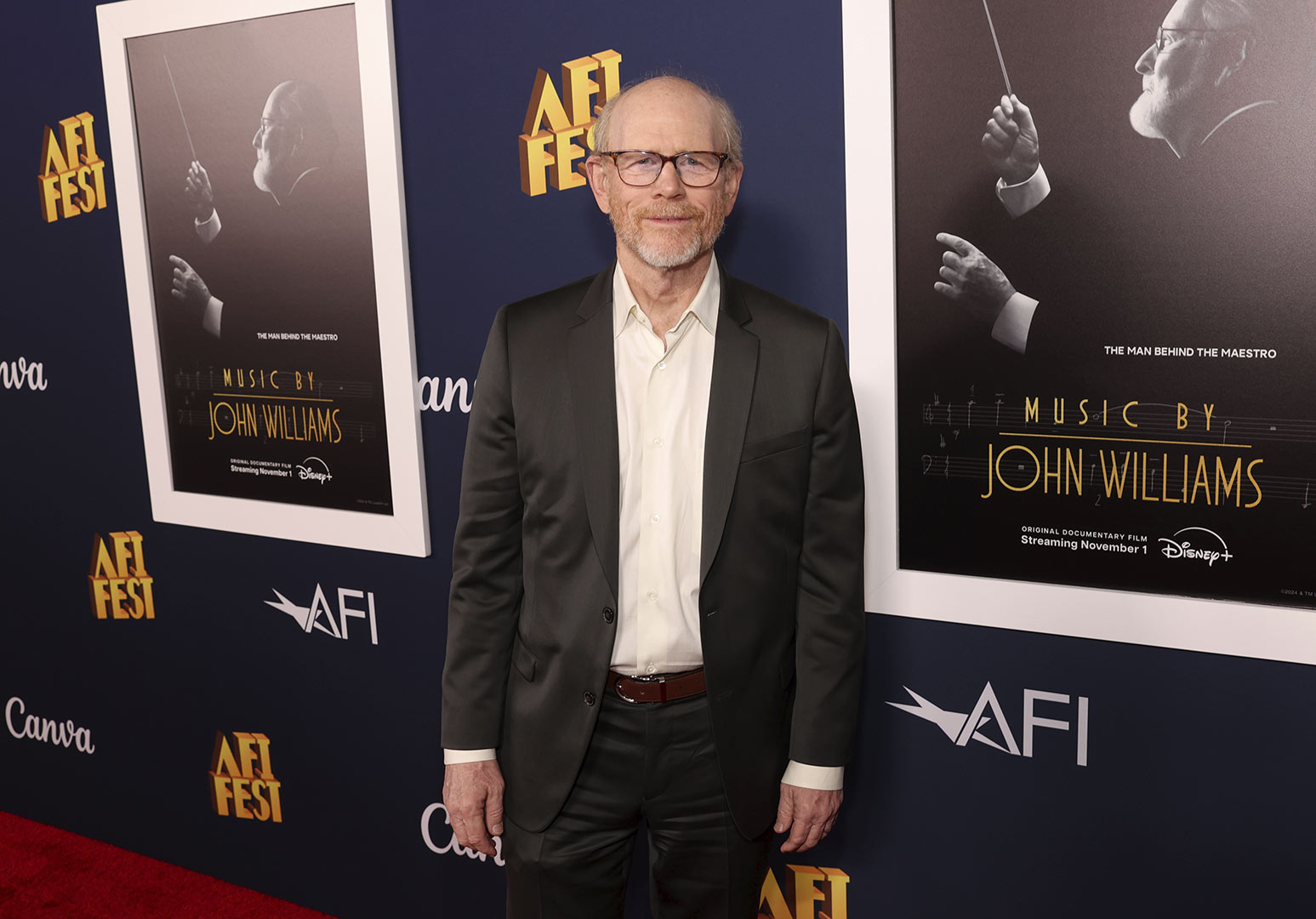 Ron Howard attends the Music by John Williams AFI Fest Opening Night Premiere at TCL Chinese Theatre in Hollywood, California on October 23, 2024.