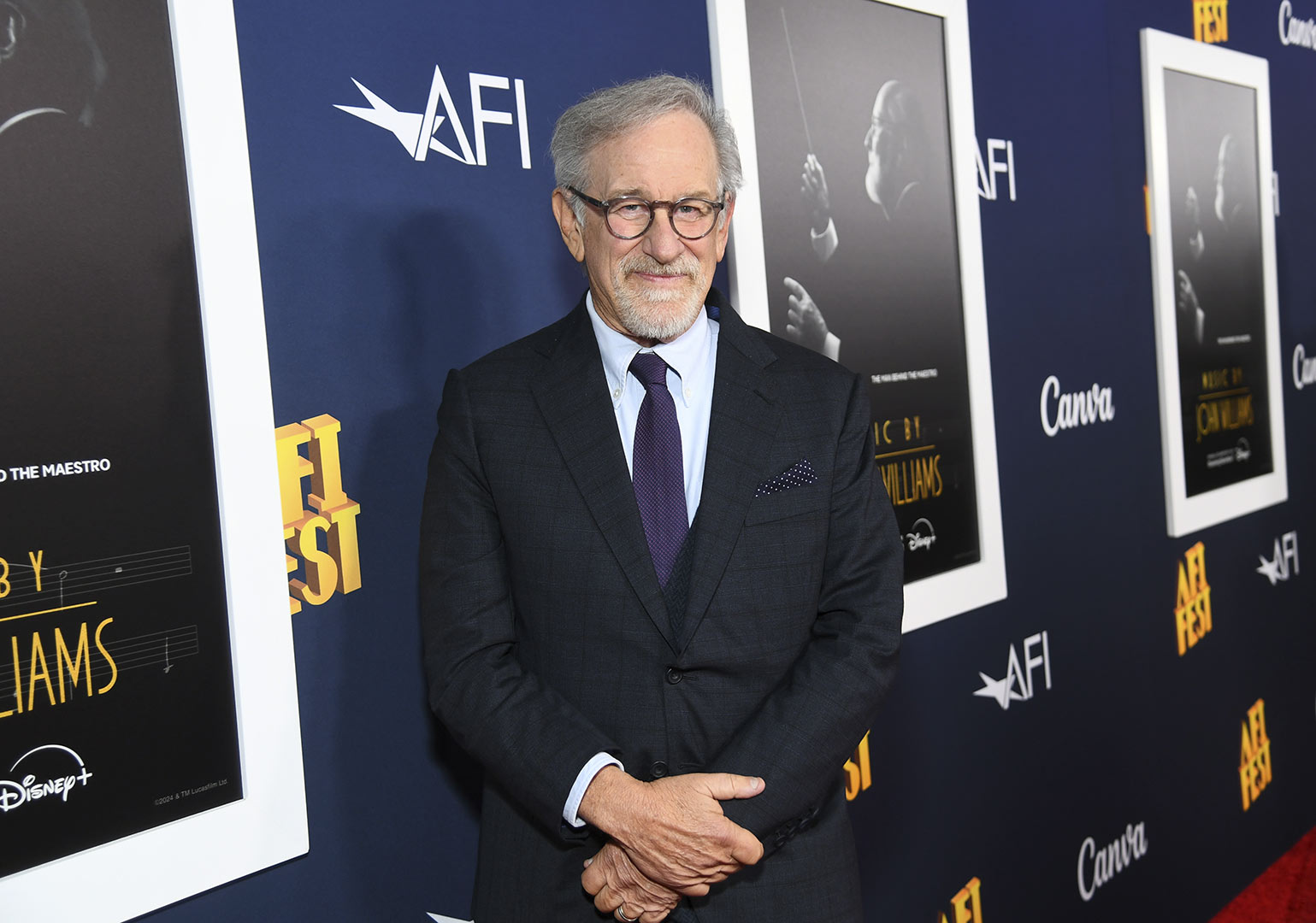 Steven Spielberg attends the Music by John Williams AFI Fest Opening Night Premiere at TCL Chinese Theatre in Hollywood, California on October 23, 2024.