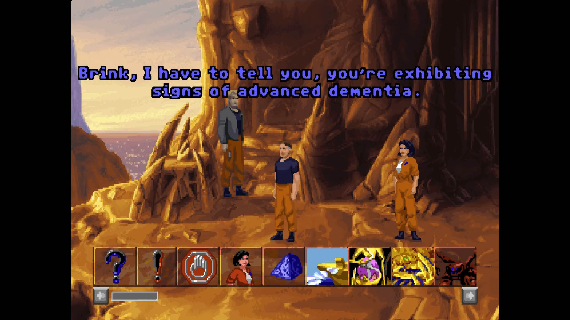 A gameplay screenshot from Dig