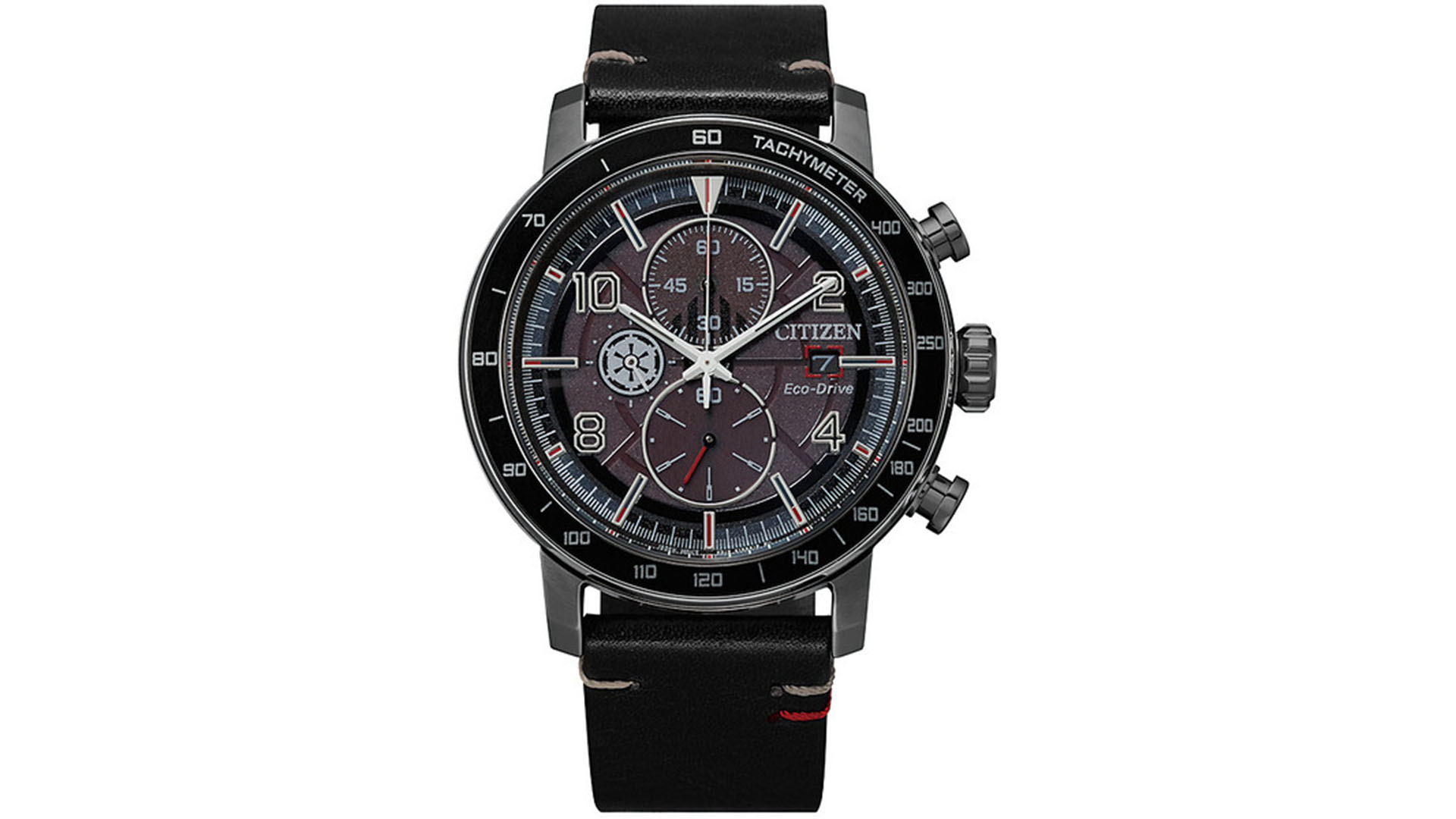 A black Empire-themed Citizen watch inspired by Star Wars