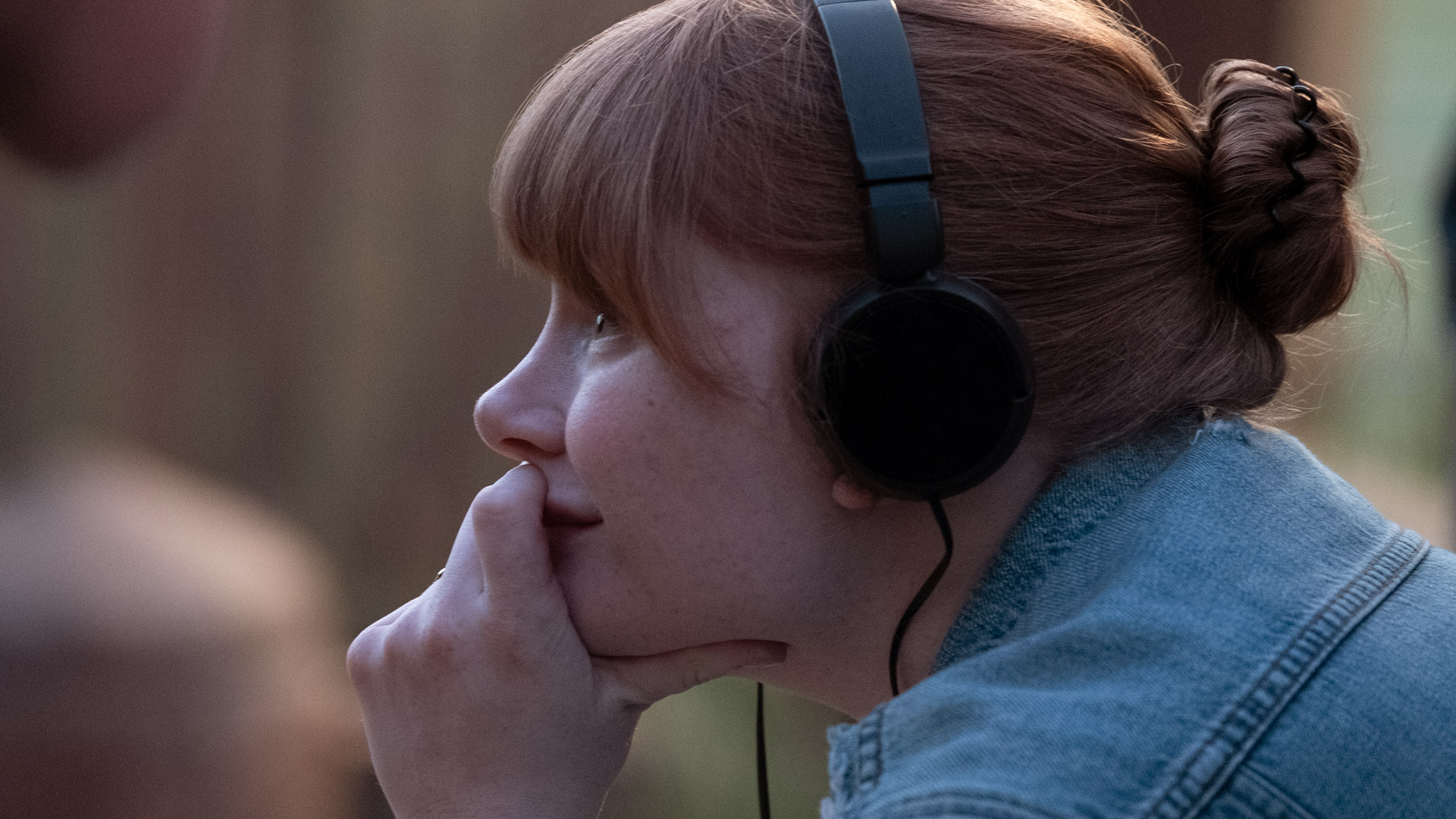 Bryce Dallas Howard on the set of The Mandalorian.