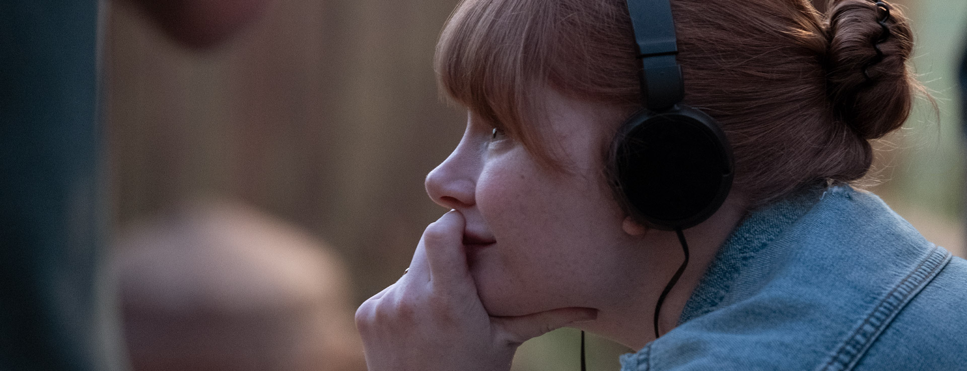 Bryce Dallas Howard on the set of The Mandalorian.