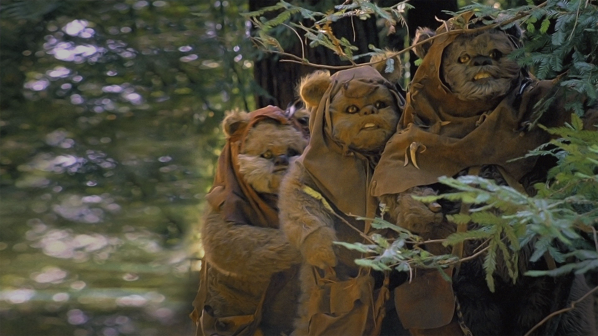 A scene from Caravan of Courage: An Ewok Adventure