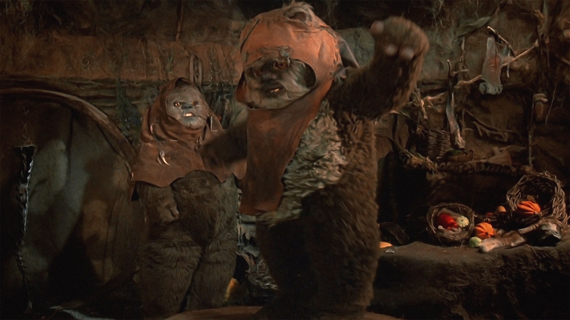 A scene from Caravan of Courage: An Ewok Adventure