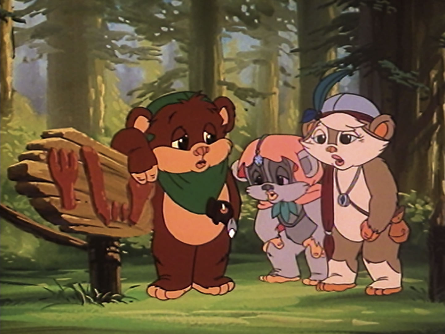 A scene from Star Wars: Ewoks