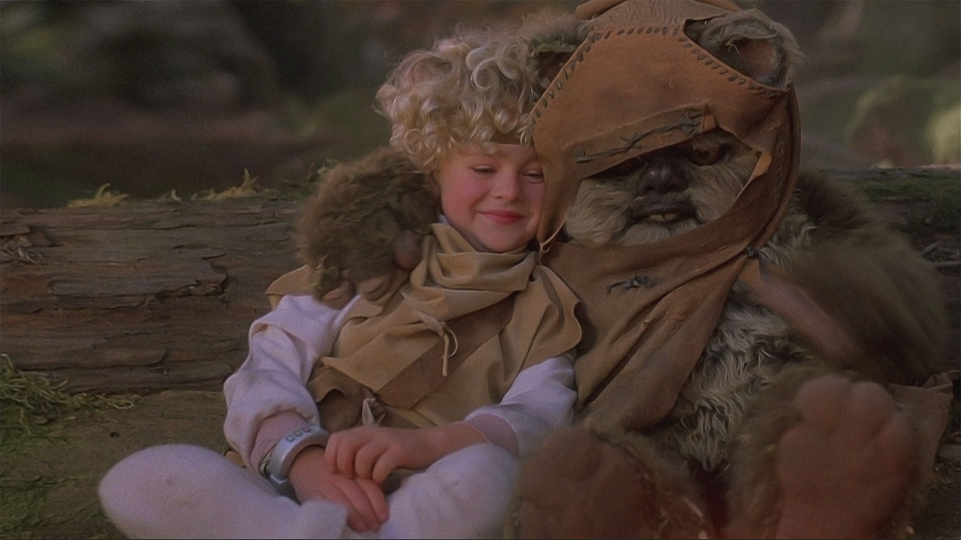 A scene from Ewoks: The Battle for Endor