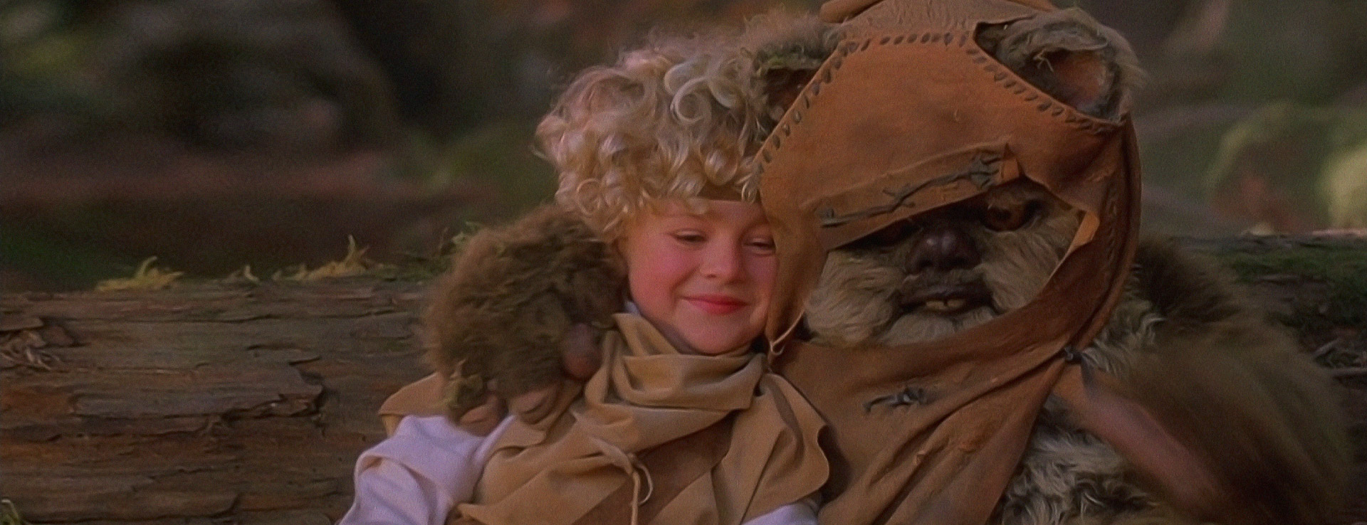 A scene from Ewoks: The Battle for Endor