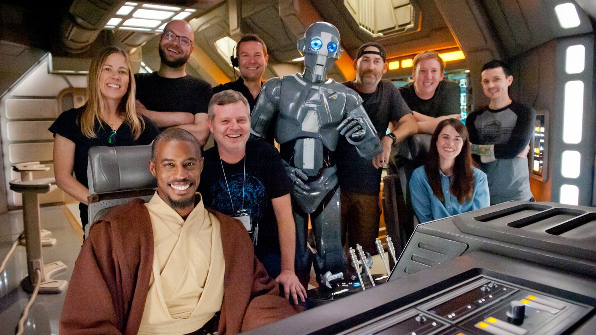 Steve Blank with Jedi Temple Challenge crew