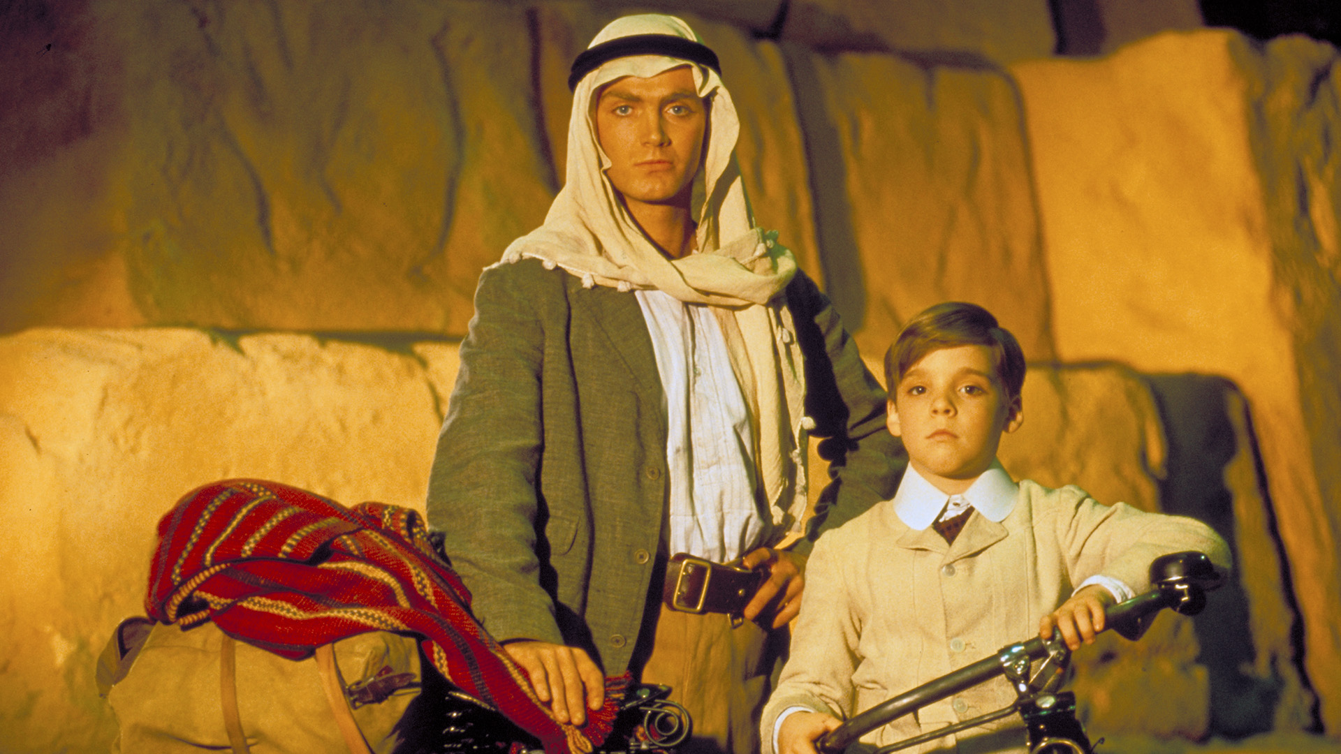 T. E. Lawrence and young Indiana Jones.