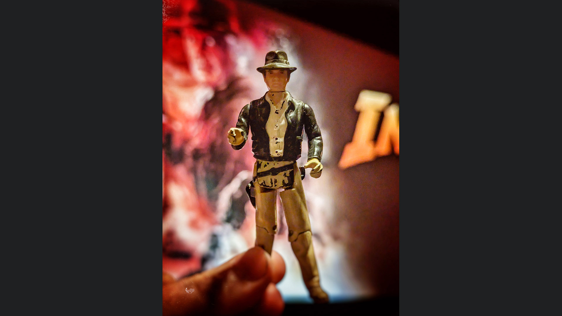 Brandon's original Indiana Jones action figure.