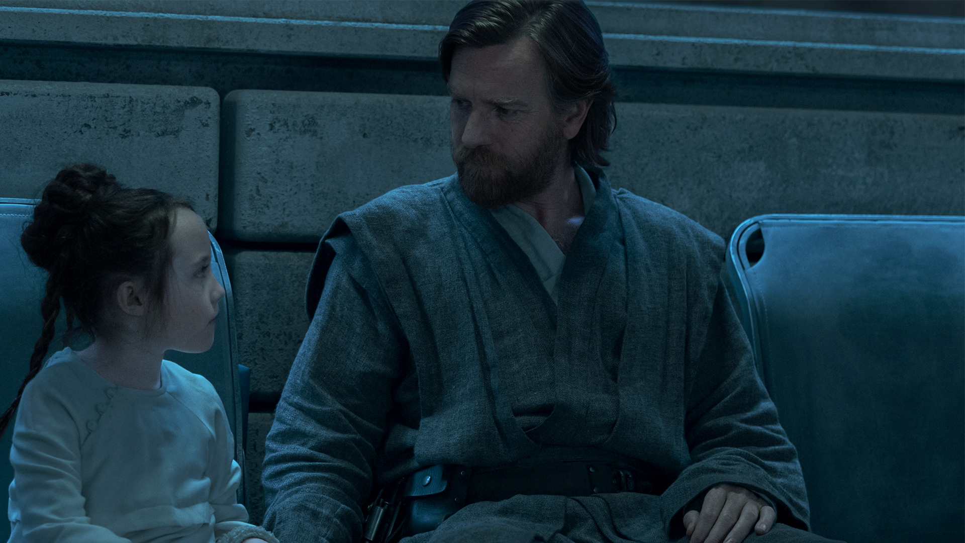 Obi-Wan Kenobi and Princess Leia