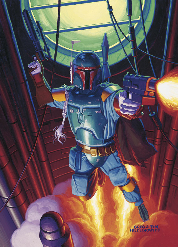 Greg and Tim Hildebrandt's Boba Fett piece.