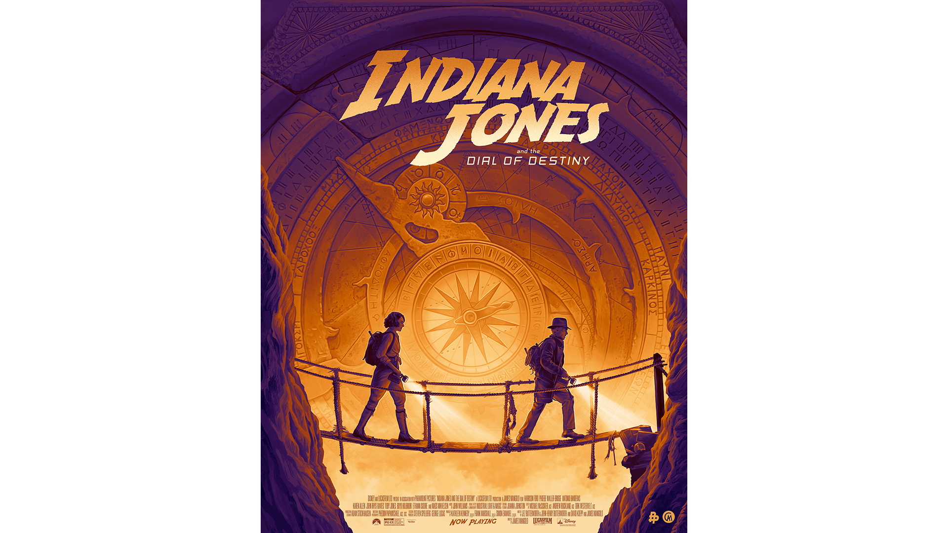 Art by C.A. Martin inspired by Indiana Jones and the Dial of Destiny.