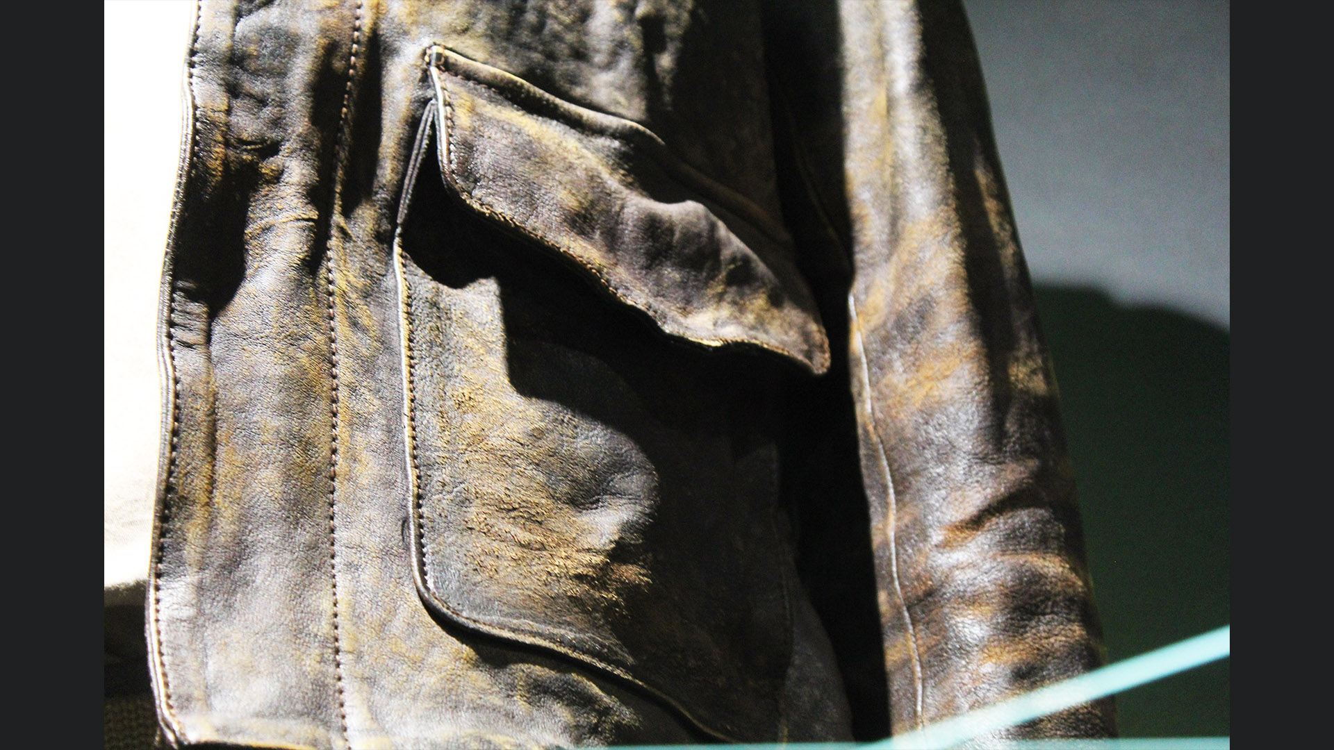 Original jacket costume from Indiana Jones and the Dial of Destiny.