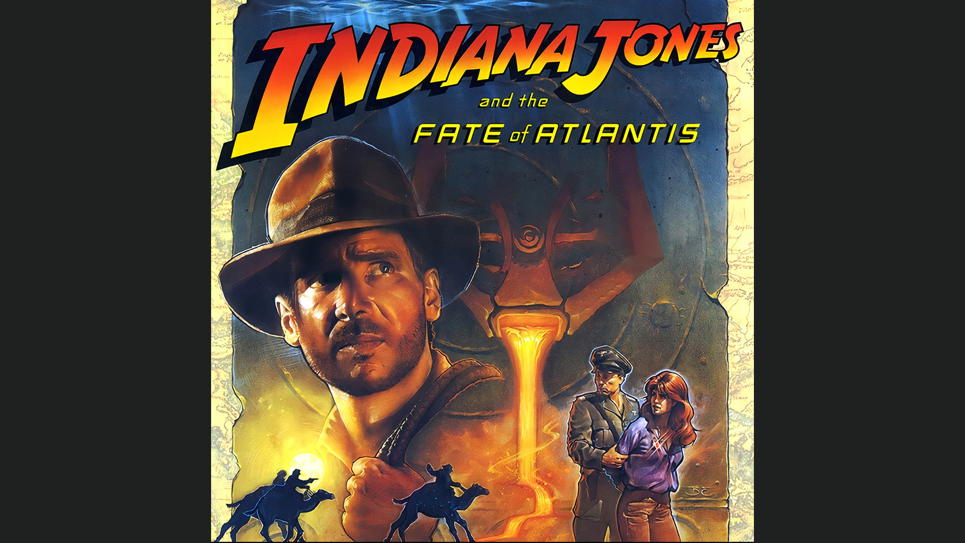 Indiana Jones and the Fate of Atlantis key art
