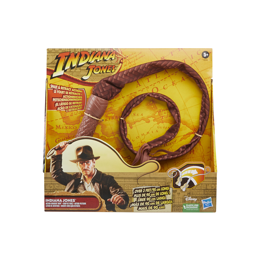 Indiana Jones Action Crackin' Whip package