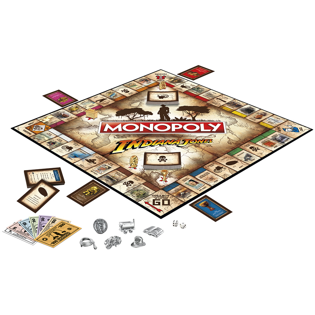Indiana Jones Monopoly board