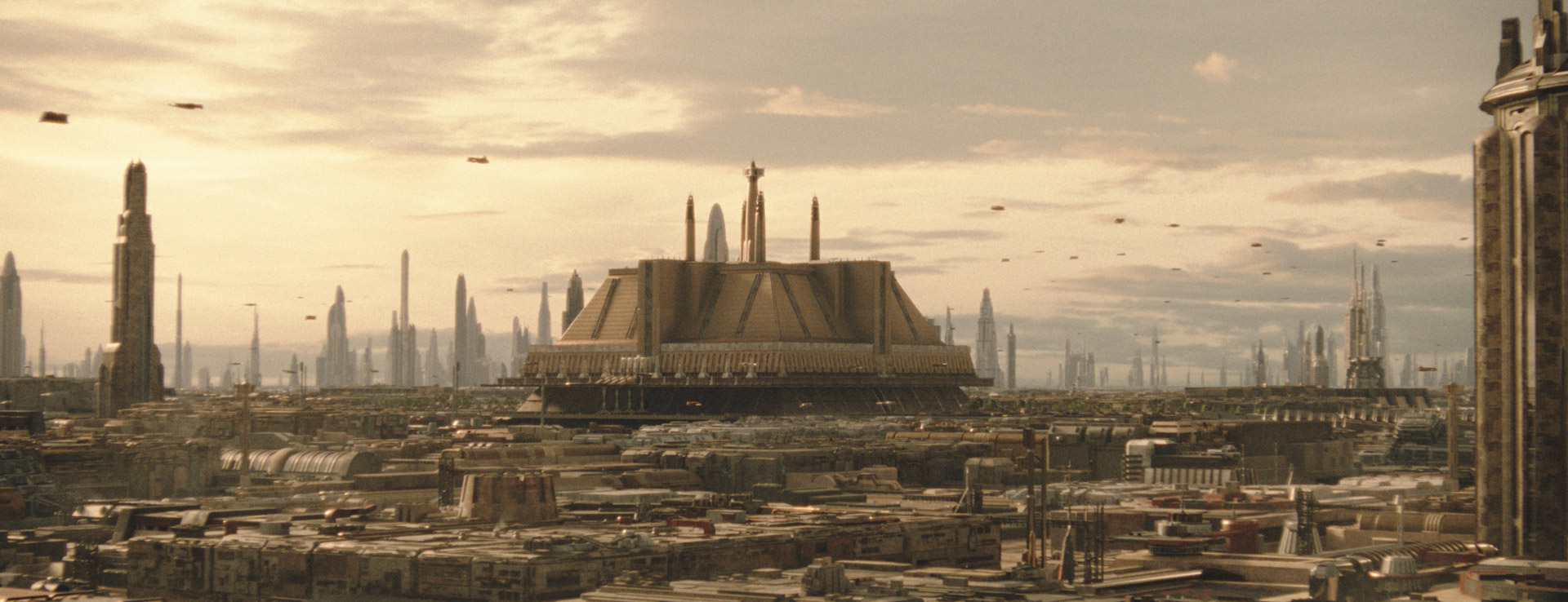 The Jedi Temple on Coruscant.