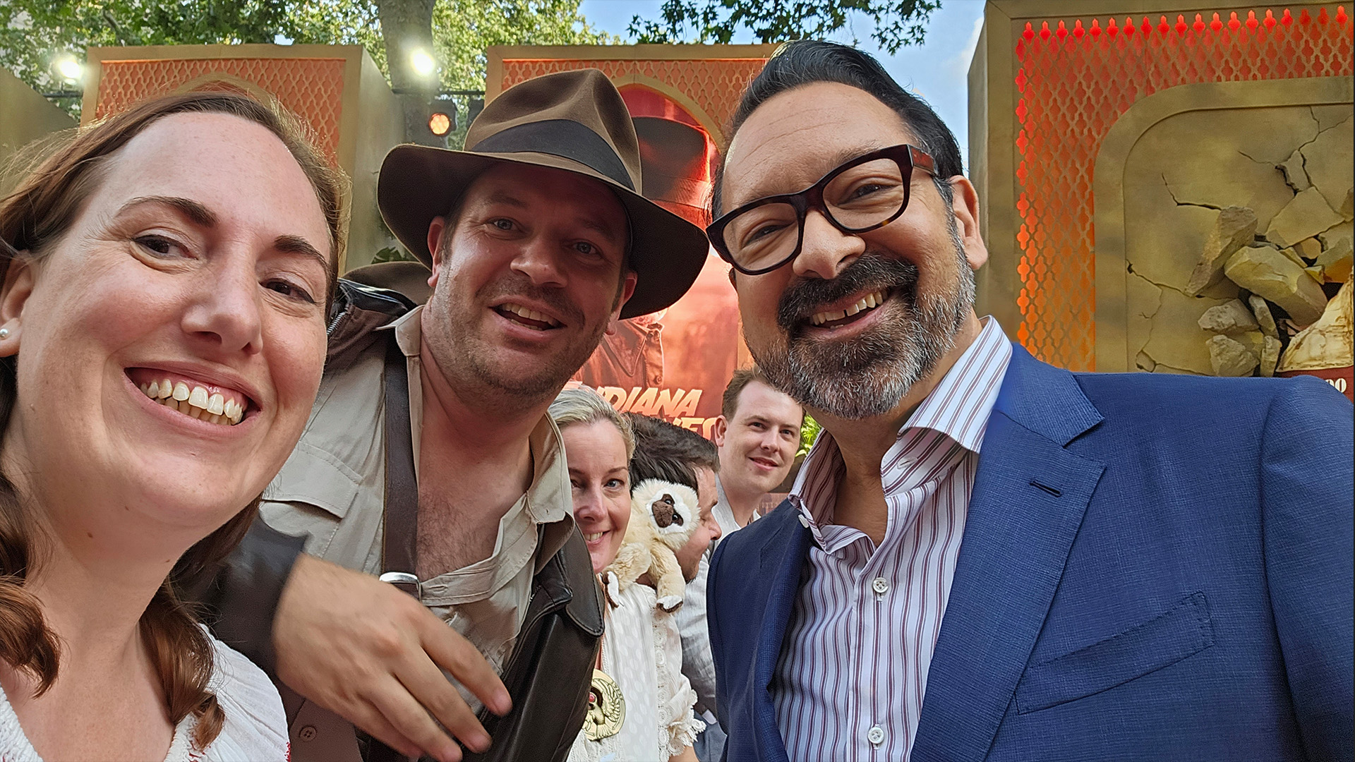 Laura and Joost with James Mangold.