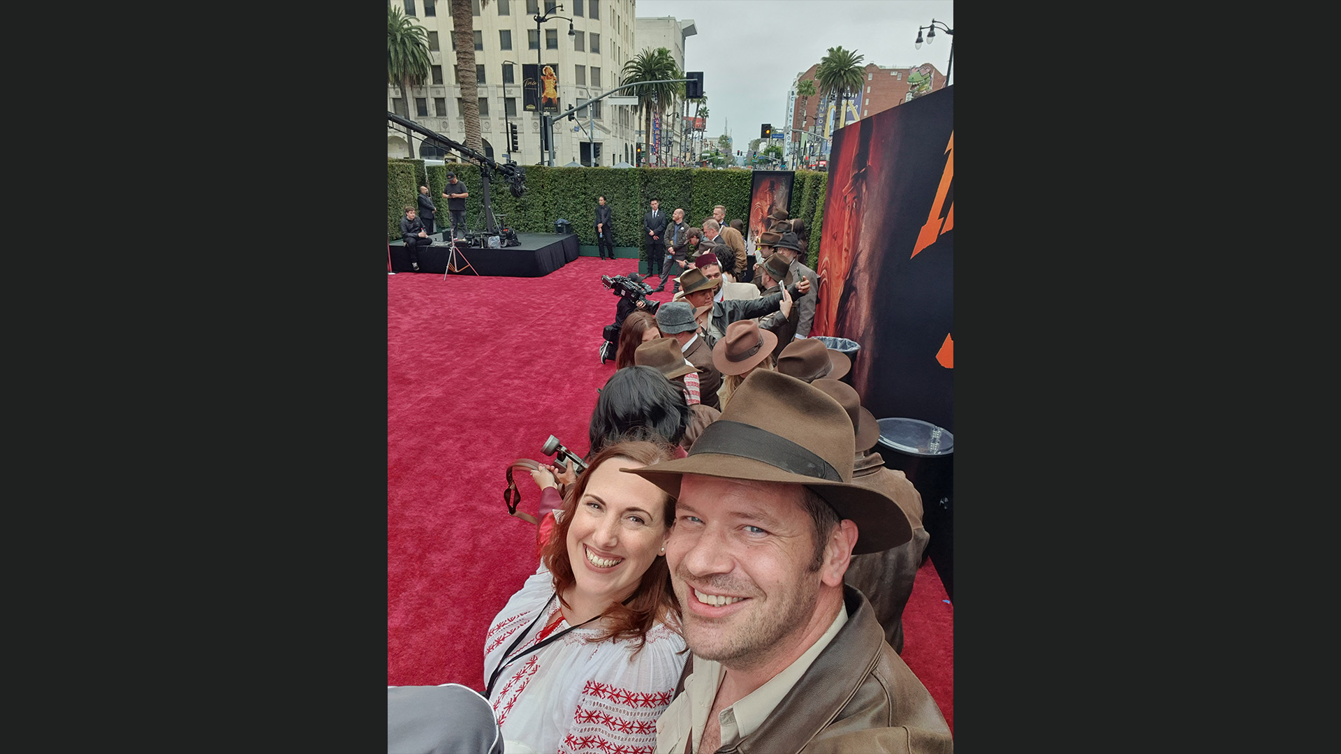 Laura and Joost on the red carpet.