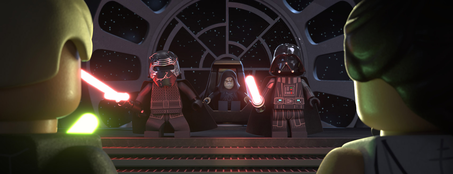 A scene from The LEGO Star Wars Holiday Special