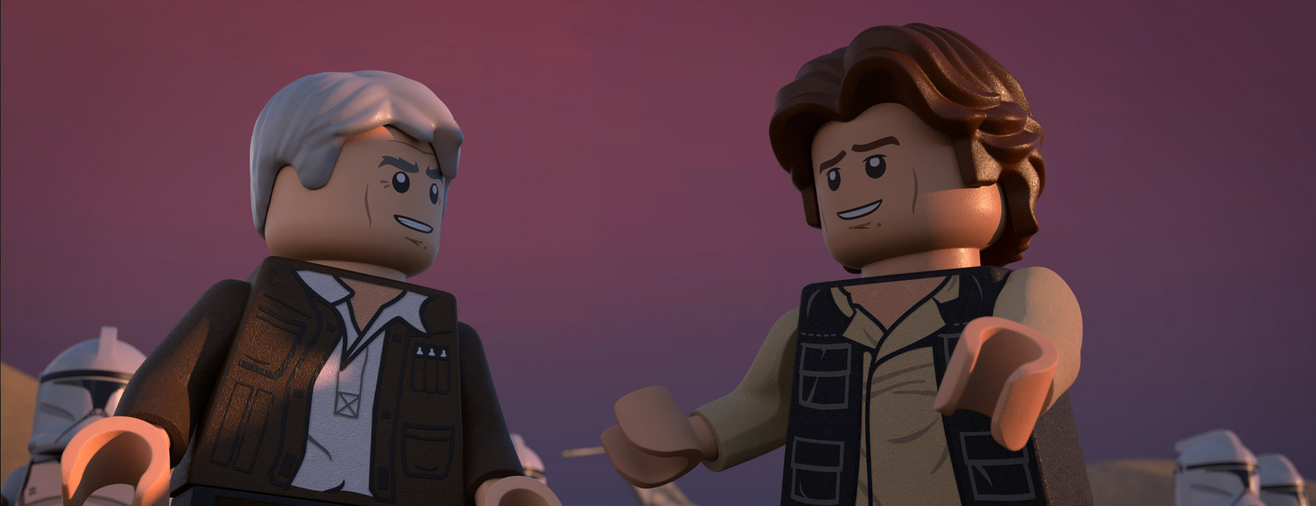 Han Solo in The LEGO Star Wars Holiday Special