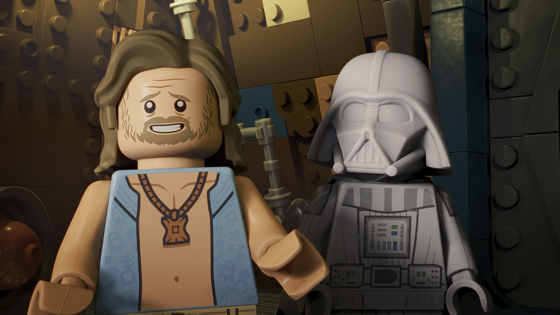 Luke and Vader in LEGO Star Wars: Rebuild the Galaxy