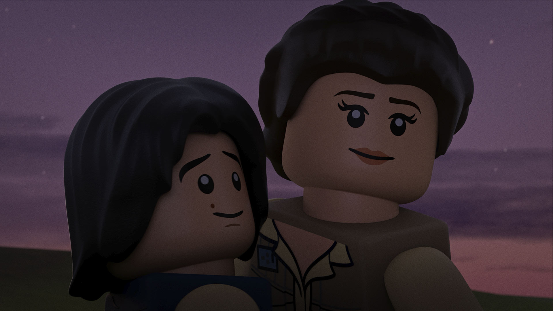 A final frame from LEGO Star Wars Summer Vacation