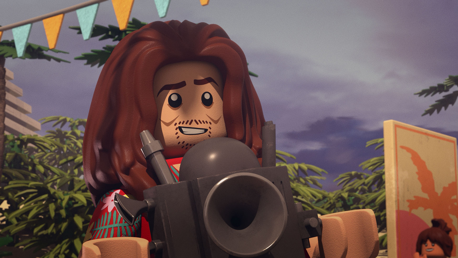 A final frame from LEGO Star Wars Summer Vacation