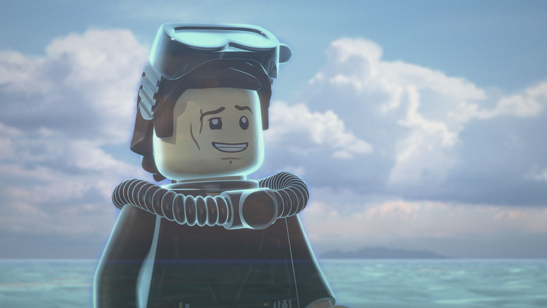 A final frame from LEGO Star Wars Summer Vacation