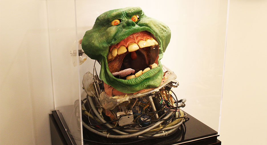 ILM's Slimer head animatronic from Ghostbusters 2.