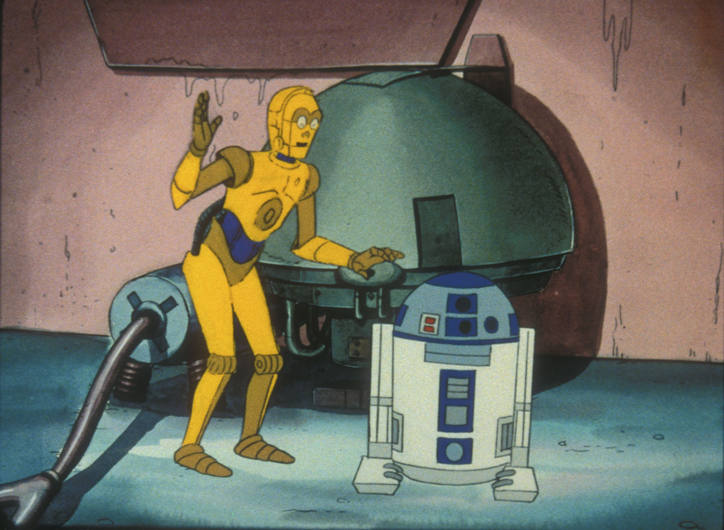 C-3PO and R2-D2 in Star Wars: Droids