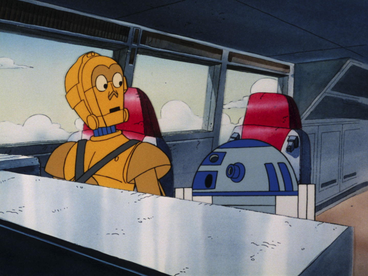 C-3PO and R2-D2 in Star Wars: Droids