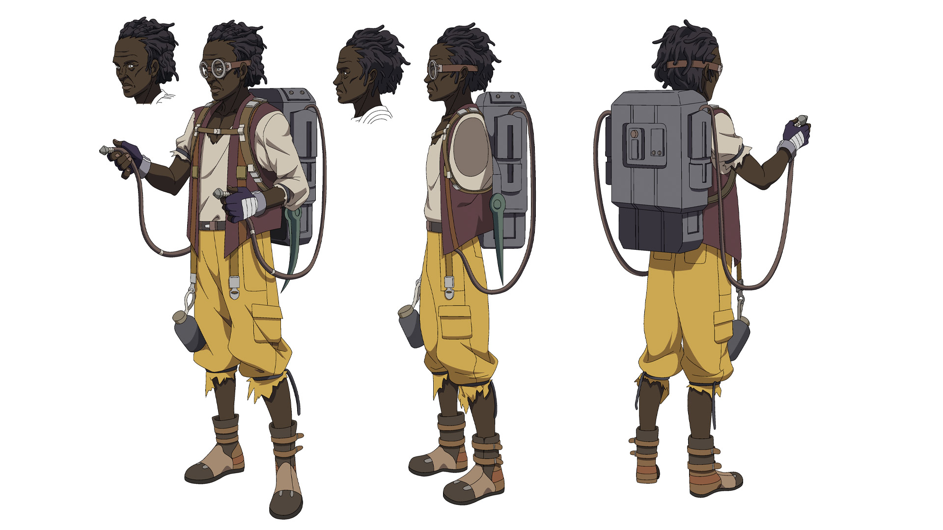 Concept art of the painter from 
