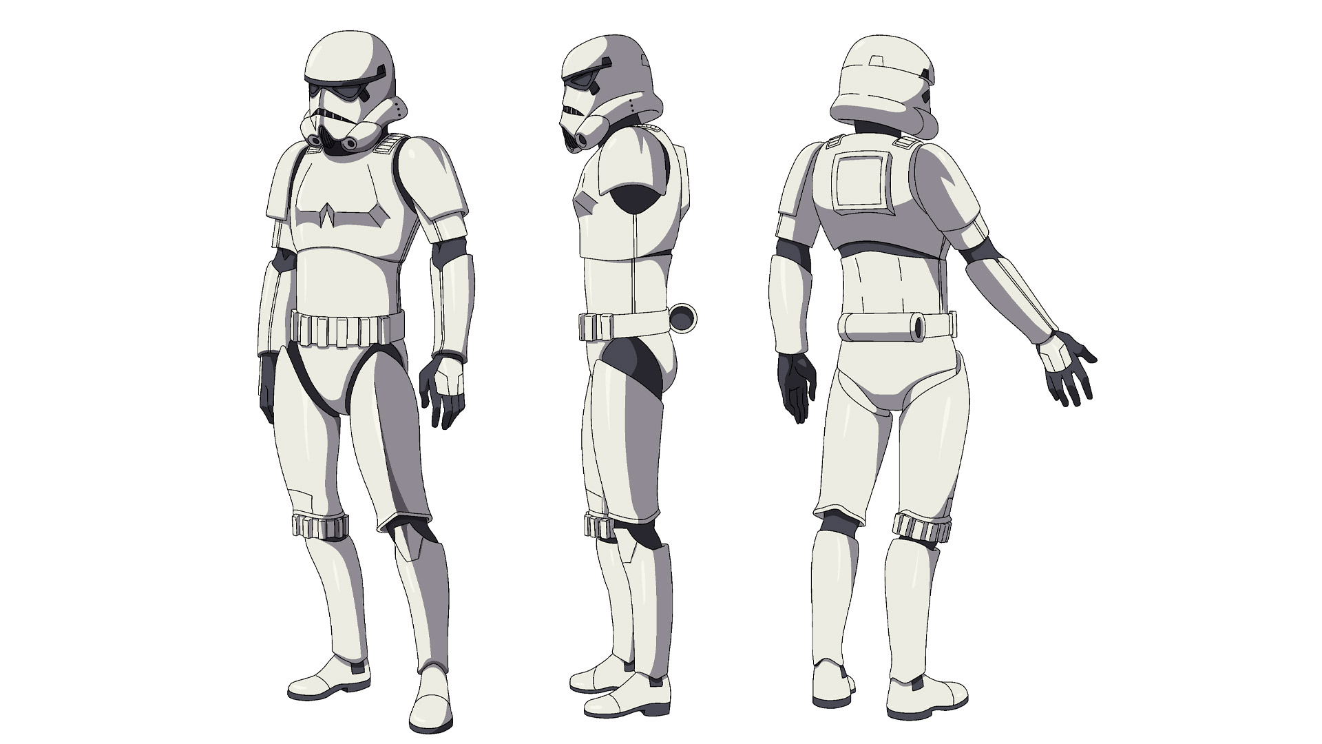 Concept art of Stormtroopers from 