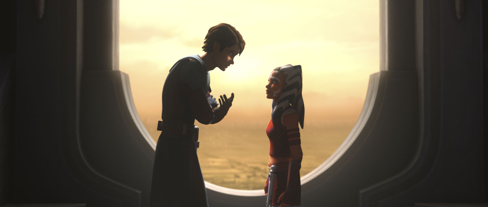 Anakin and Ahsoka in Star Wars: Tales of the Jedi