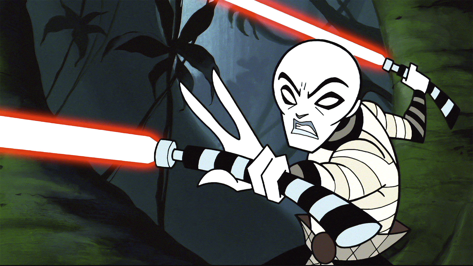 A scene from Star Wars: Clone Wars (2D Micro-Series)